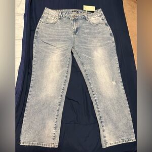 Flamingals Light Blue Denim Jeans 2XL NWT